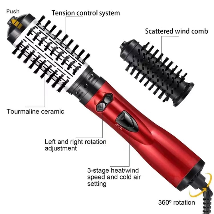 3-in-1 Rotating Hot Air Styler – Get salon-worthy hair in just minutes