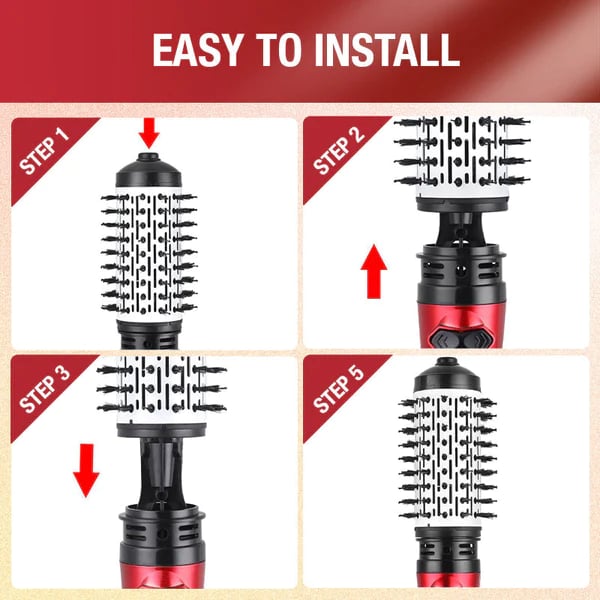 3-in-1 Rotating Hot Air Styler – Get salon-worthy hair in just minutes