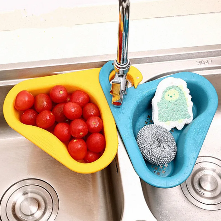 Kitchen sink draining rack
