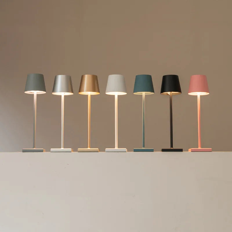 Wireless LED Table Lamp | USB Rechargeable