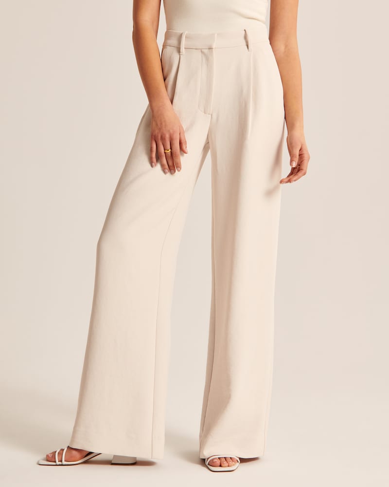 Tailored Wide-Leg Trousers