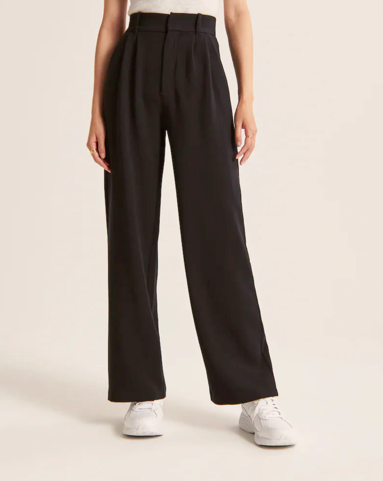 Tailored Wide-Leg Trousers
