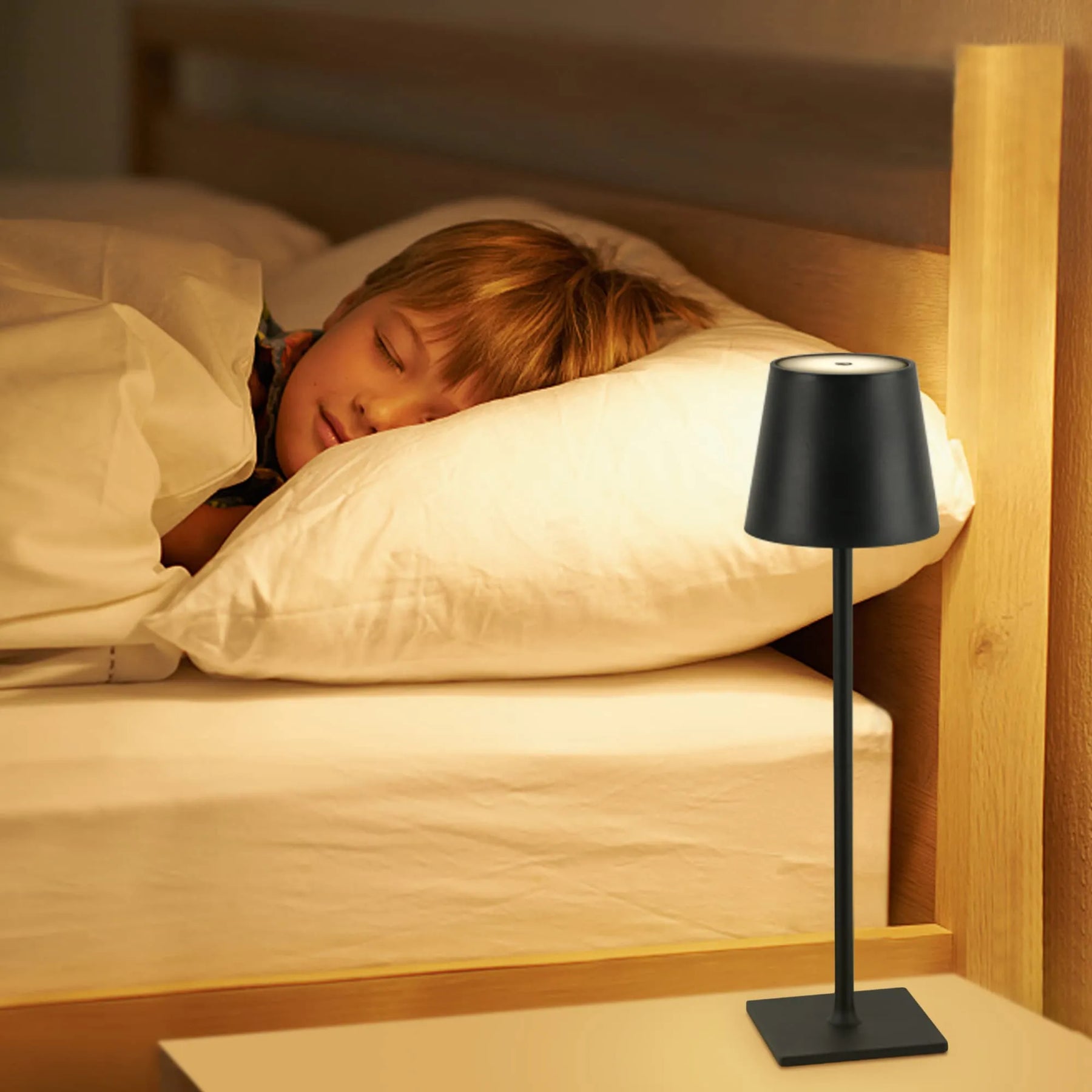 Wireless LED Table Lamp | USB Rechargeable