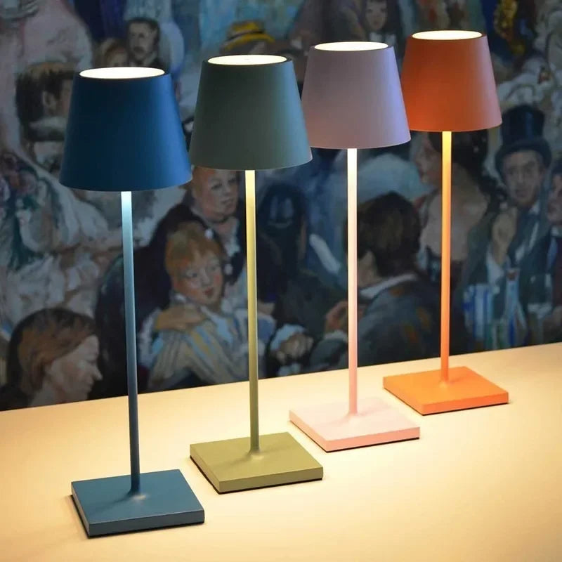 Wireless LED Table Lamp | USB Rechargeable