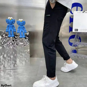 Stretch cargo jeans for men